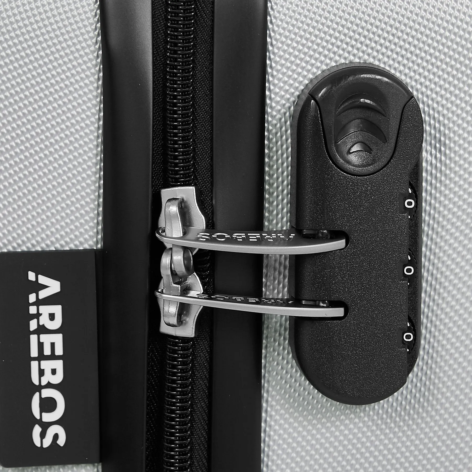 4 tlg. Reisekoffer Set Silber