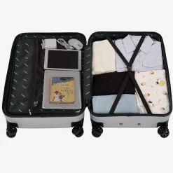 3 tlg. Reisekoffer Set Silber