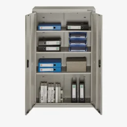 Aktenschrank_Garagenschrank 140 x 90 x 40 cm Schwarz