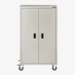 Aktenschrank_Garagenschrank 155 x 90 x 40 cm mit Rollen