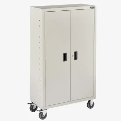 Aktenschrank_Garagenschrank 155 x 90 x 40 cm mit Rollen