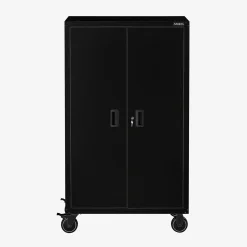 Aktenschrank_Garagenschrank 155 x 90 x 40 cm mit Rollen