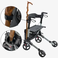 Alu Rollator - klappbar inkl. Einkaufstasche