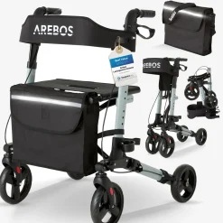 Alu Rollator - klappbar inkl. Einkaufstasche