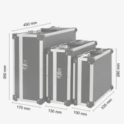Alukoffer 3er Set klein