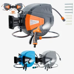 Automatischer Gartenschlauchaufroller 15m