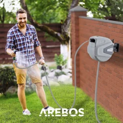 Automatischer Gartenschlauchaufroller 30 m