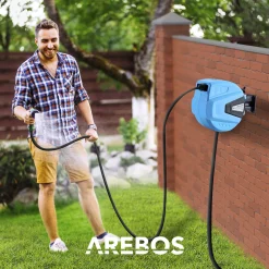 Automatischer Gartenschlauchaufroller 30 m