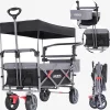 Bollerwagen mit Dach Premium
