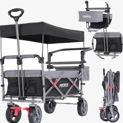 Bollerwagen mit Dach Premium