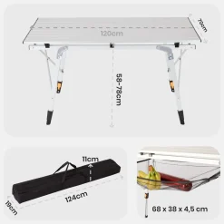 Campingtisch 120 cm