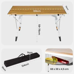 Campingtisch 120 cm
