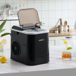 Eiswürfelmaschine 1,1 L Schwarz