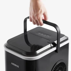 Eiswürfelmaschine 1,1 L Schwarz