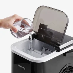 Eiswürfelmaschine 1,1 L Schwarz