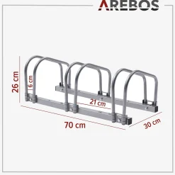 Fahrradständer für 3 Fahrräder