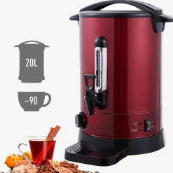 Glühweinkocher 20 L Rot