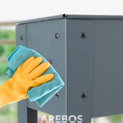 Hochbeet aus Metall - Anthrazit