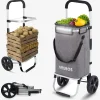 3in1 Einkaufstrolley Grau