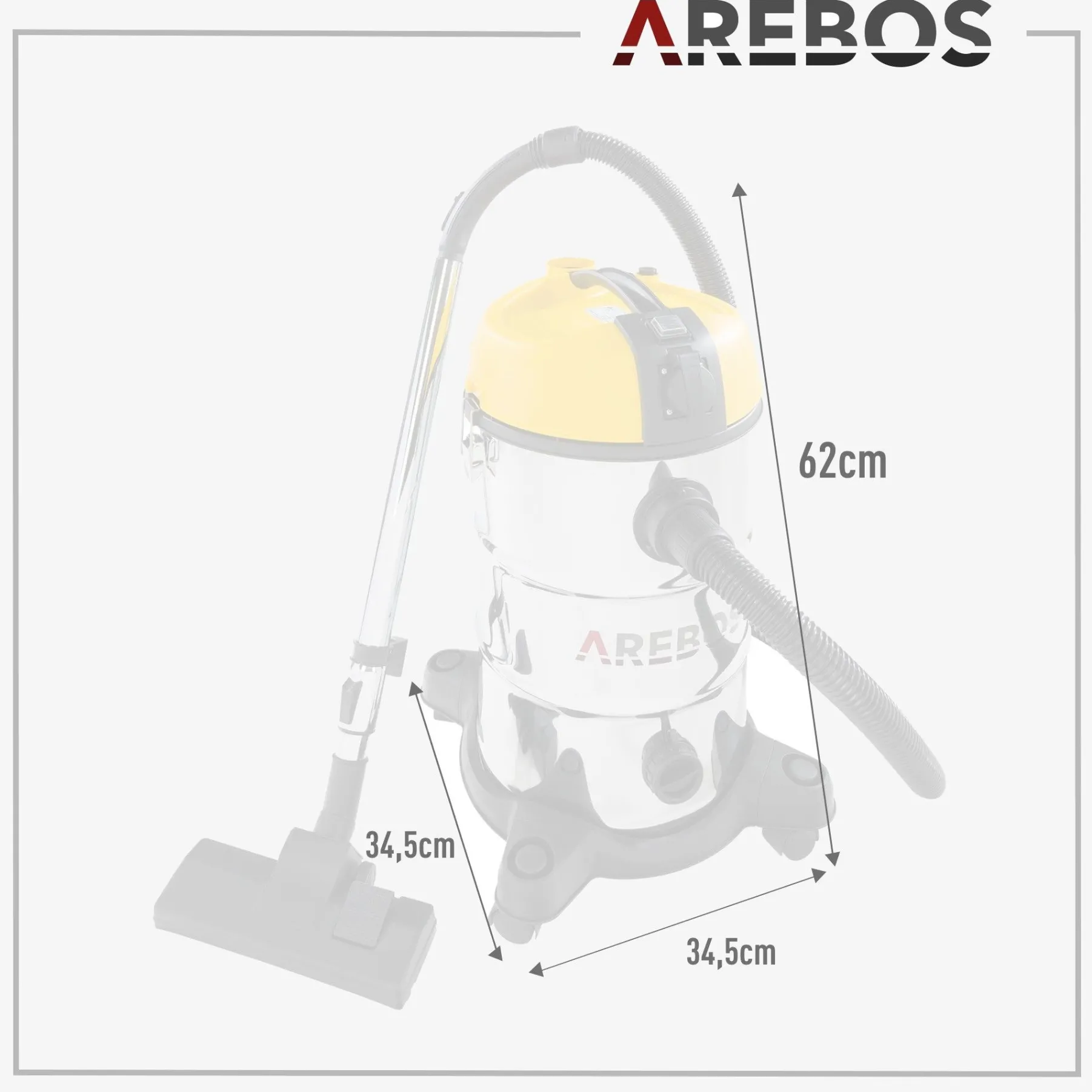 Industriestaubsauger 1300W - 30L