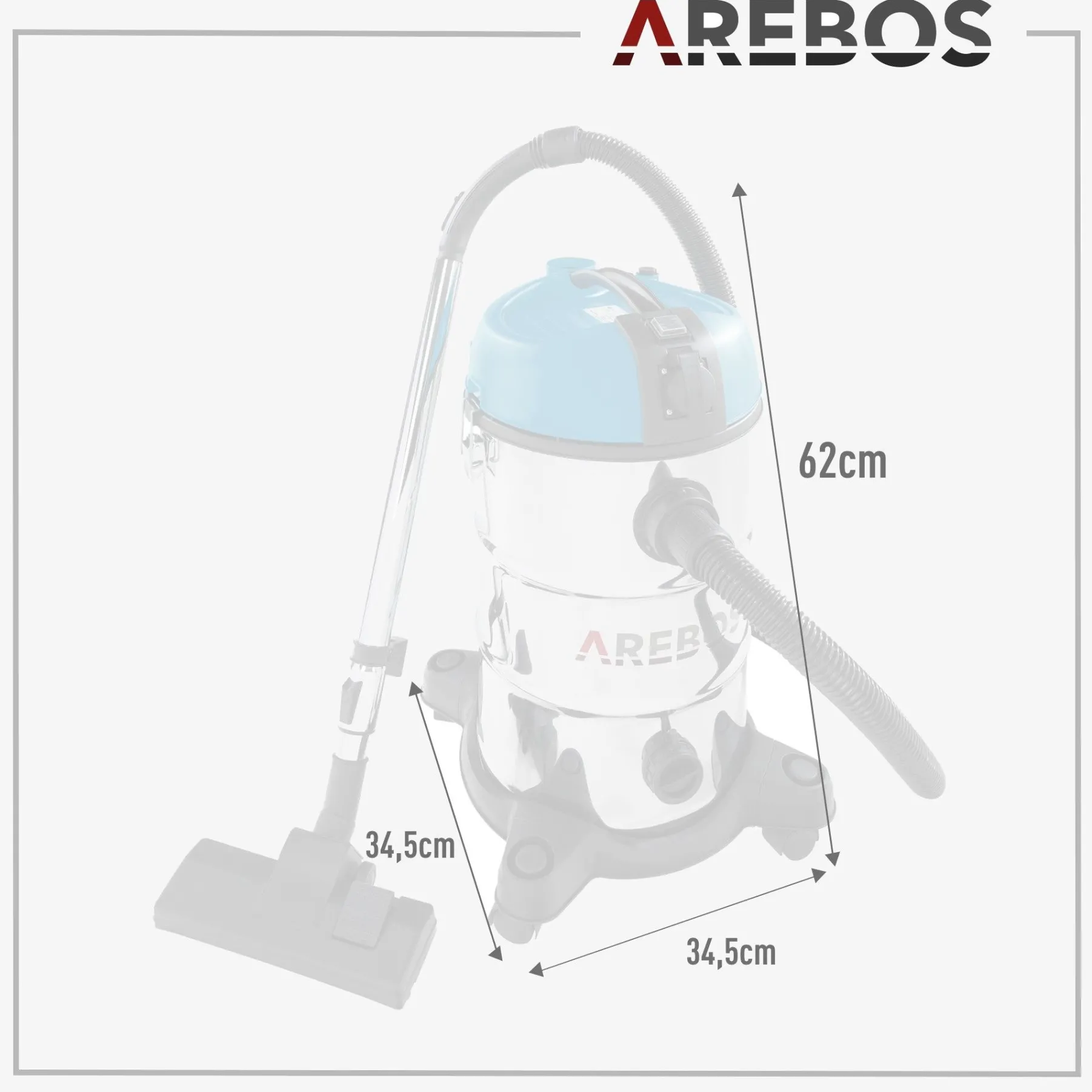 Industriestaubsauger 1300W - 30L