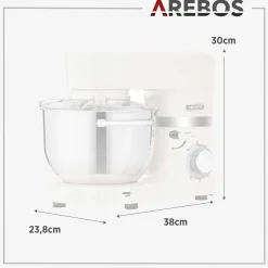 Küchenmaschine mit 2 Rührschüsseln