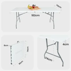 Klapptisch - 182 cm