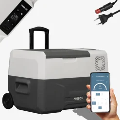 Kompressor Kühlbox mit Rollen 27 L