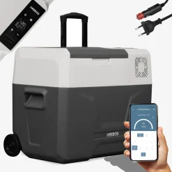 Kompressor Kühlbox mit Rollen 39 L
