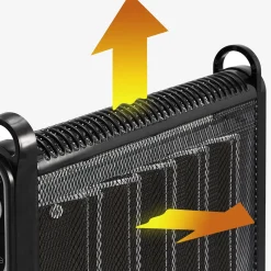 Konvektor 2000 W Mica Schwarz