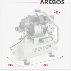 Luftkompressor 12L 500W