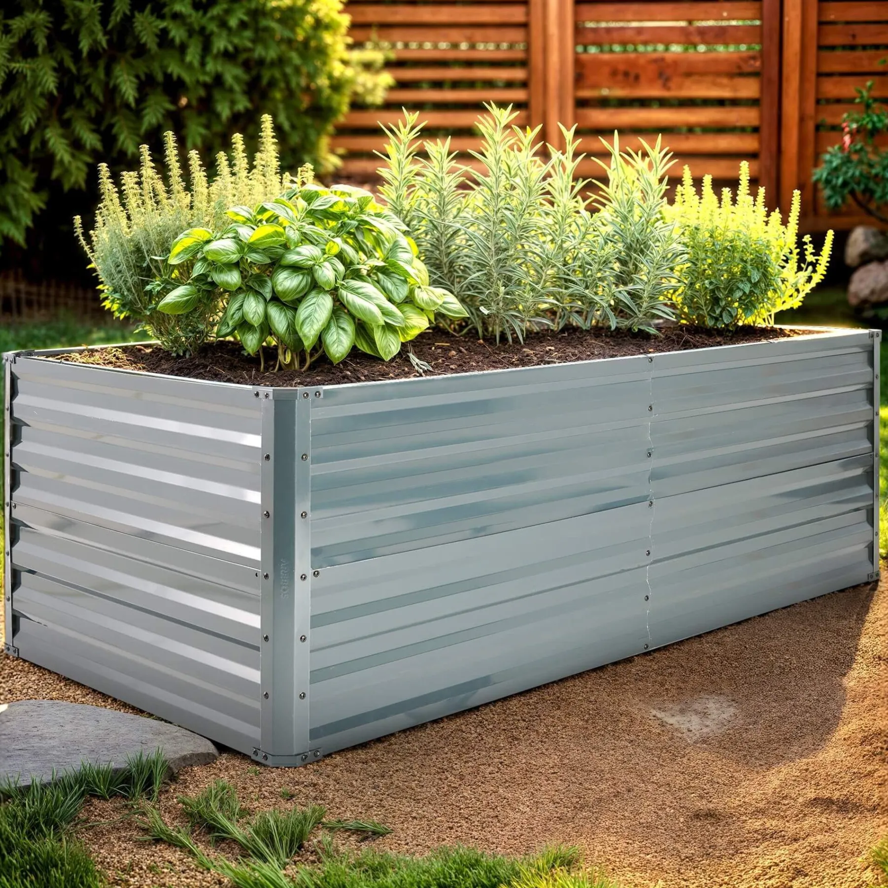 Metall Hochbeet 120 x 90 x 59 cm