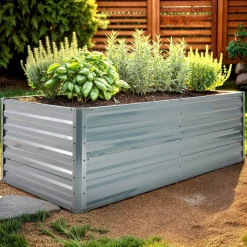Metall Hochbeet 180 x 90 x 79 cm