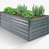 Metall Hochbeet 240 x 90 x 45 cm