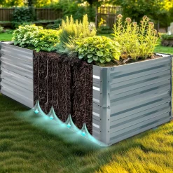 Metall Hochbeet 180 x 90 x 45 cm