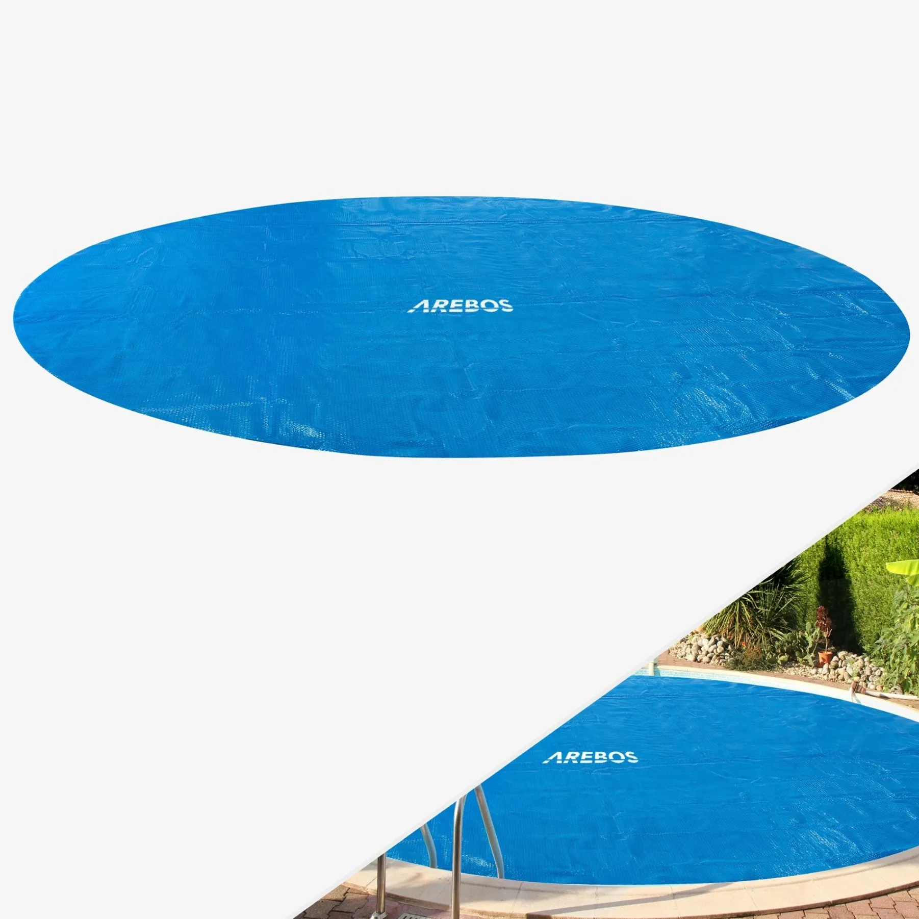 Pool Solarfolie 4,57 m rund 120mic