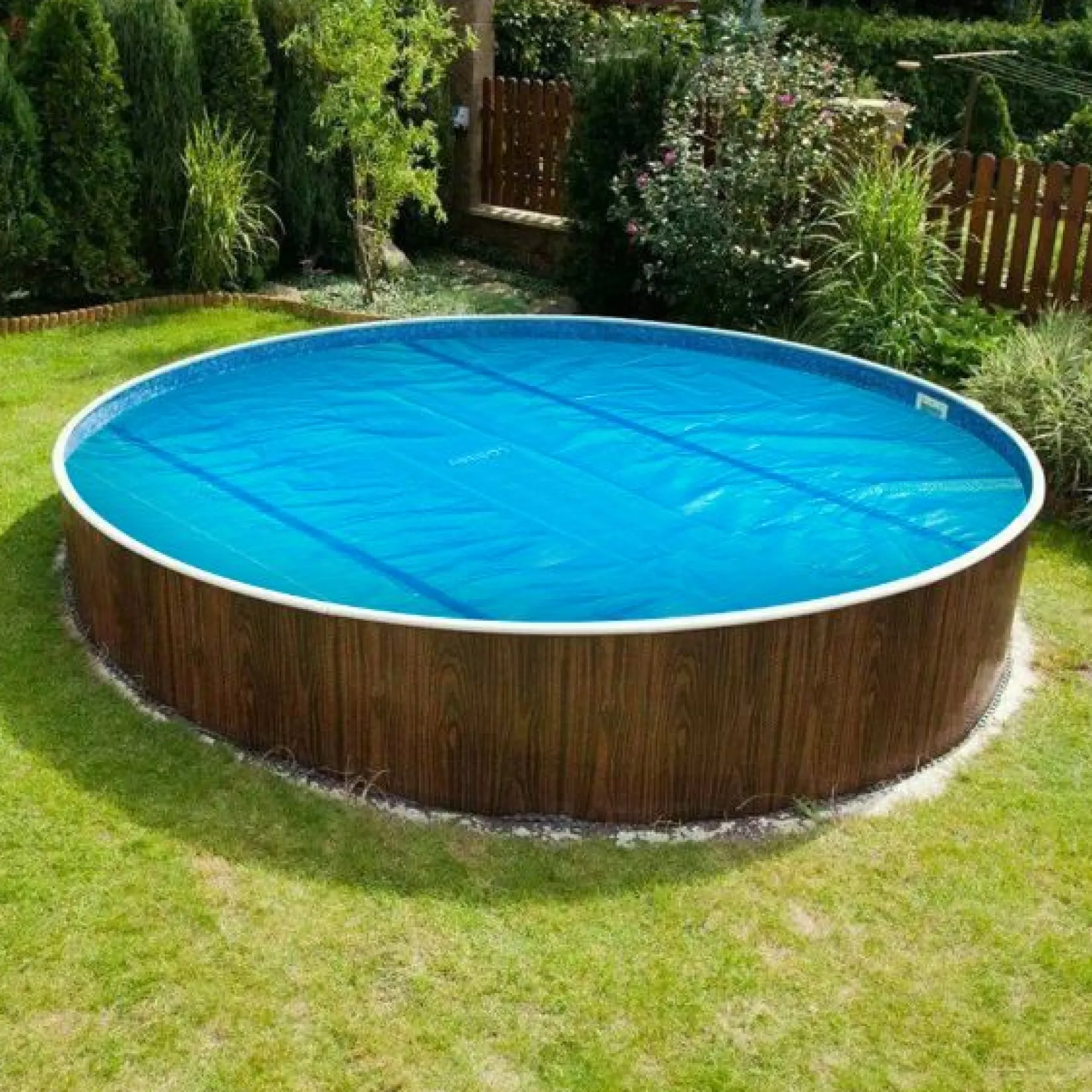 Pool Solarfolie 4,57 m rund 120mic