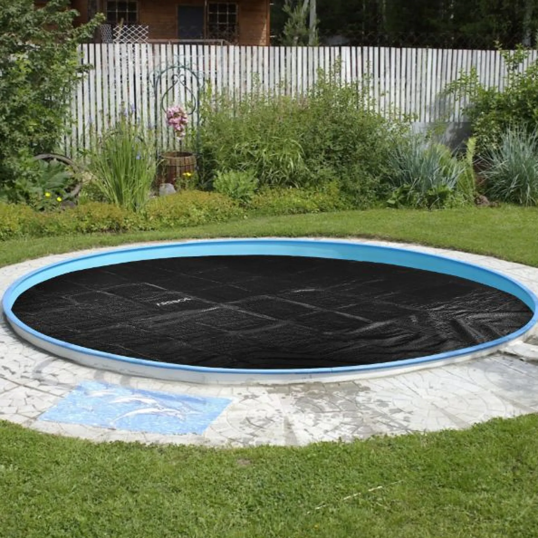 Pool Solarfolie 4,57 m rund 120mic