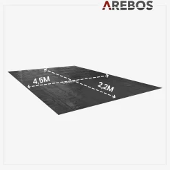 Pool Solarfolie 4,5x2,2 m rechteckig 120mic
