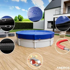 Poolabdeckung rund 520 cm (Für Ø 420-460 cm Pools)