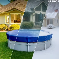 Poolabdeckung rund 610 cm (Für Ø 500-550 cm Pools)