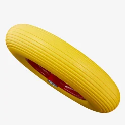 PU Schubkarrenrad aus Vollgummi mit Achse