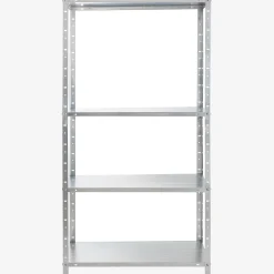 Schwerlastregal 150 x 75 x 30 cm 100 kg Silber
