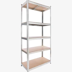 Schwerlastregal 200 x 90 x 45 cm 1000 kg Silber