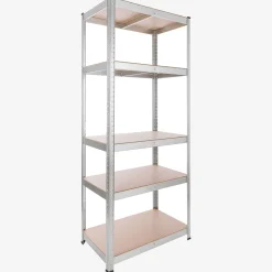 Schwerlastregal 180 x 75 x 45 cm 875 kg Silber
