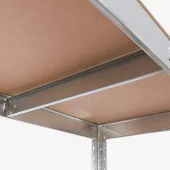 Schwerlastregal 180 x 75 x 45 cm 875 kg Silber