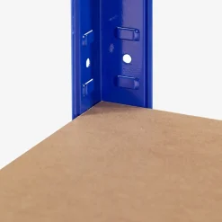Schwerlastregal Eckregal 180 x 70 x 70 cm 875 kg Blau