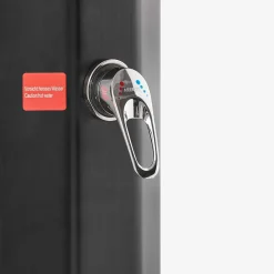 Solardusche 60L mit Thermometer und Handbrause schwarz