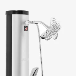 Solardusche 40L mit Thermometer & Handdusche silber