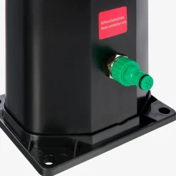 Solardusche 35L schwarz mit Thermometer
